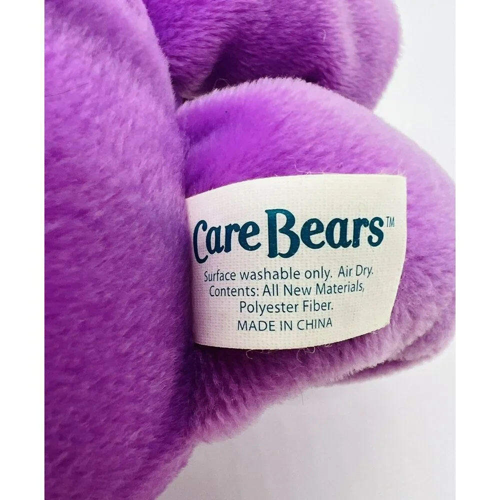 Care Bears Share Bear Play Along Plush Purple Lollipops 9‎ inch Stuffed Animal
